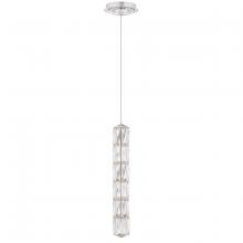  S2603-401R - Verve LED 19 120/277V Mini Pendant in Polished Stainless Steel with Radiance Crystal